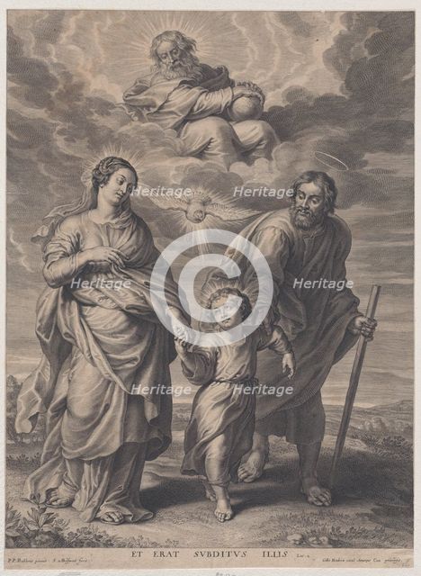 The Return from Egypt, 1595-1659. Creator: Boetius Adams Bolswert.