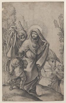 The Return from Egypt, 1595-1623. Creator: Francesco Brizio