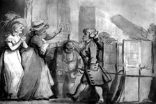 The Return from St James after the honour of Knighthood 1792