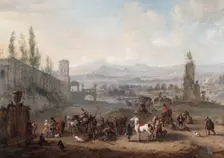 The Return from the Chase c1650s. Creator: Philip Wouverman