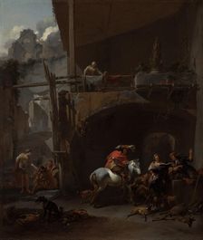 The Return from the Hunt, 1660s. Creator: Nicolaes Berchem