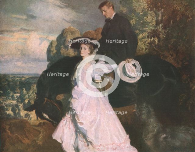 'The Return from the Ride', 1902, (c1930).  Creator: Charles Wellington Furse.