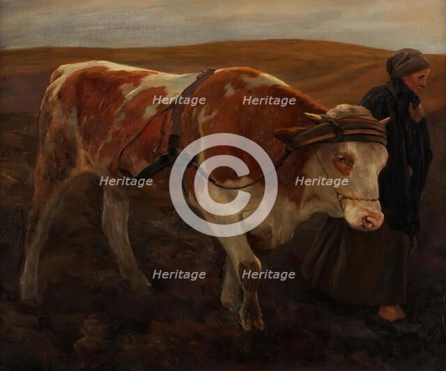 The return home from the field, 1898. Creator: Alfred Schrötter of Kristelli.