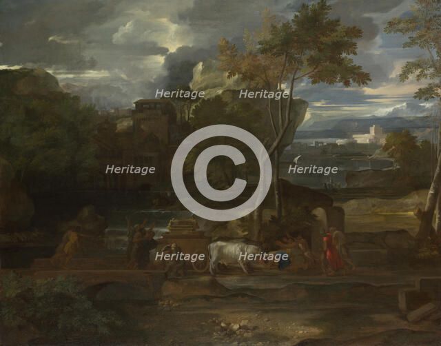 The Return of the Ark, 1659. Artist: Bourdon, Sébastien (1616-1671)