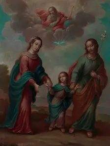 The Return of the Holy Family from Egypt, 1773. Creator: Nicolás Enríquez