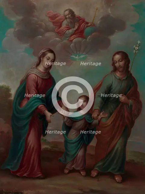 The Return of the Holy Family from Egypt, 1773. Creator: Nicolás Enríquez.