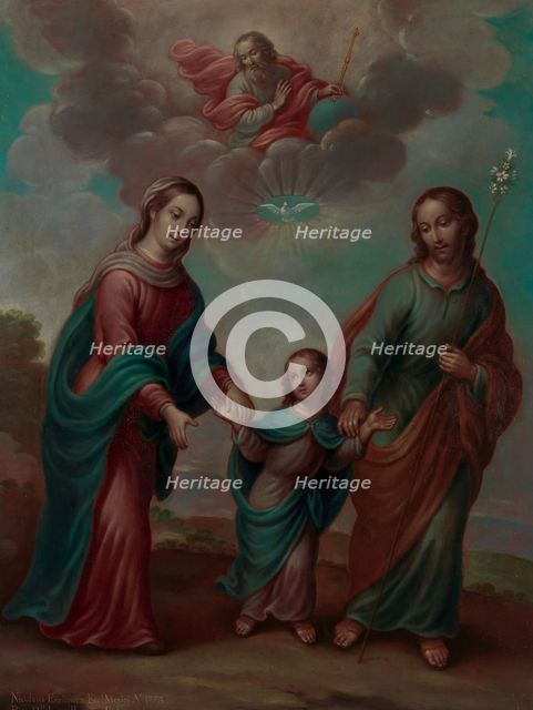 The Return of the Holy Family from Egypt, 1773. Creator: Nicolás Enríquez.