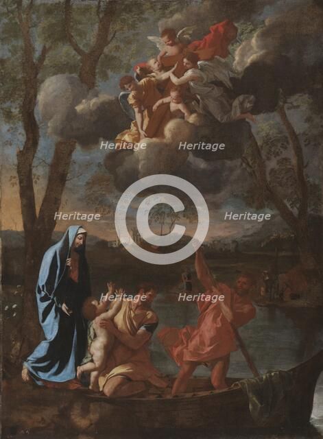 The Return of the Holy Family to Nazareth, c. 1627. Creator: Nicolas Poussin (French, 1594-1665).