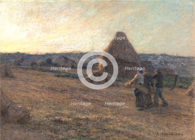 'The return of the Harvesters', 1911. Creator: Leon-Augustin Lhermitte.