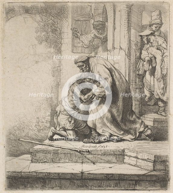 The Return of the Prodigal Son, 1636. Creator: Rembrandt Harmensz van Rijn.