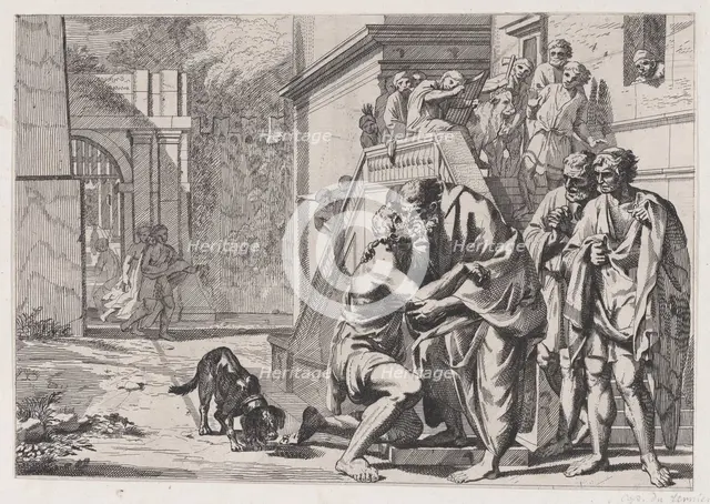 The return of the Prodigal Son, 1650-1700. Creator: Anon.