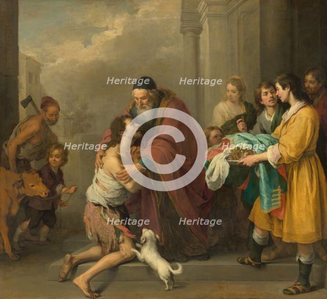 The Return of the Prodigal Son, 1667/1670. Creator: Bartolomé Esteban Murillo.