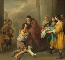 The Return of the Prodigal Son, 1667/1670. Creator: Bartolomé Esteban Murillo