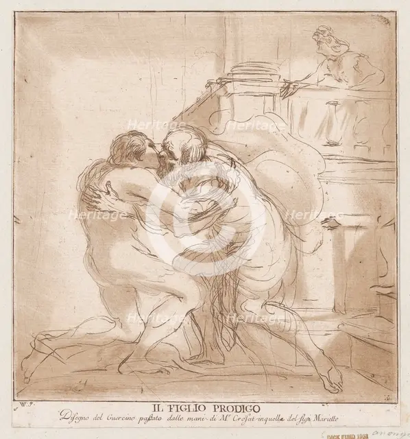 The Return of the Prodigal Son, 1764-98. Creator: Vincenzio Vangelisti.