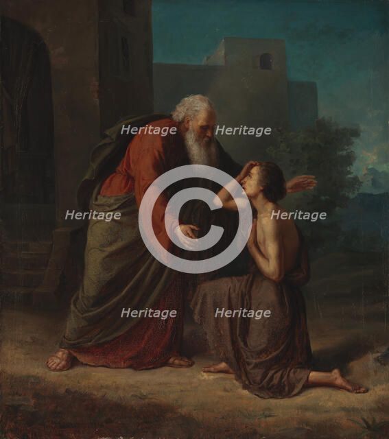 The Return of the Prodigal Son, 1866. Creator: Karl Emanuel Jansson.