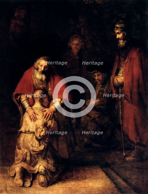 'The Return of the Prodigal Son', c1668. Artist: Rembrandt Harmensz van Rijn    