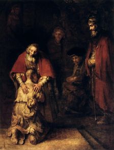 The Return of the Prodigal Son c1668. Artist: Rembrandt Harmensz van Rijn
