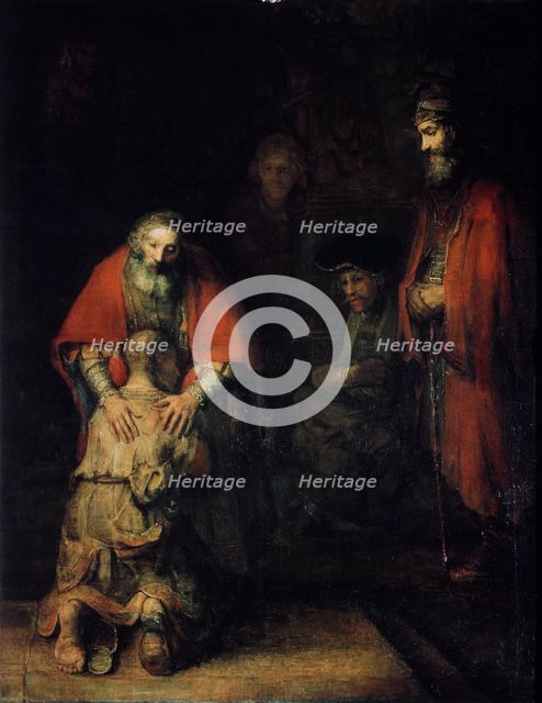'The Return of the Prodigal Son', c1668. Artist: Rembrandt Harmensz van Rijn    