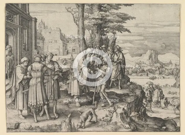 The Return of the Prodigal Son, ca. 1510. Creator: Lucas van Leyden.