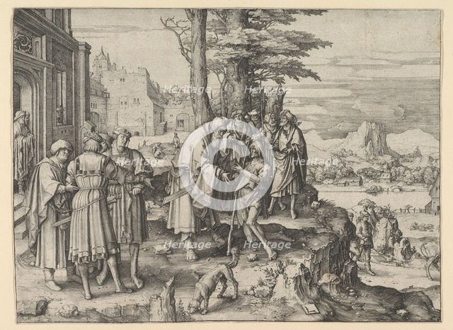 The Return of the Prodigal Son, ca. 1510. Creator: Lucas van Leyden.