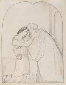 The Return Of The Prodigal Son (Le Retour De L'Enfant Prodigue), c1835. Creator: Theodore Chasseriau
