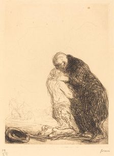 The Return of the Prodigal Son (third plate), 1909. Creator: Jean Louis Forain