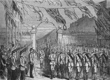 The Return of the Troops from Ashantee c1880