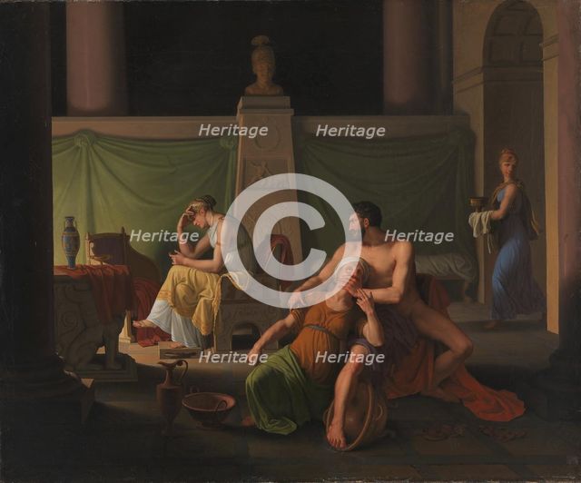The Return of Ulysses. Scene from Homer´s Ulysses, 1812. Creator: CW Eckersberg.