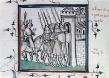 The return of Charles VI of France after the Battle of Rosbecque, 1382, (14th-15th century)