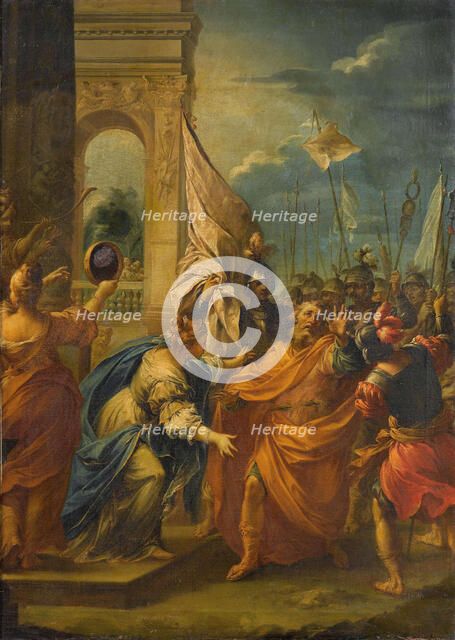 The Return of Jephtha. Creator: Varotti, Giuseppe (1715-1780).