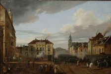 The return of squads of Polish army from Wierzbno, 1831