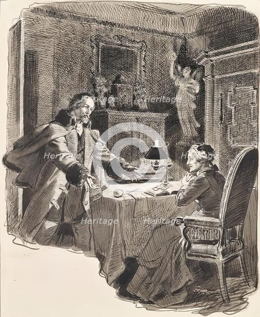 The returning son, around 1890. Creator: Joseph Eugen Horwarter.