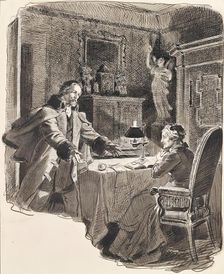 The returning son, around 1890. Creator: Joseph Eugen Horwarter