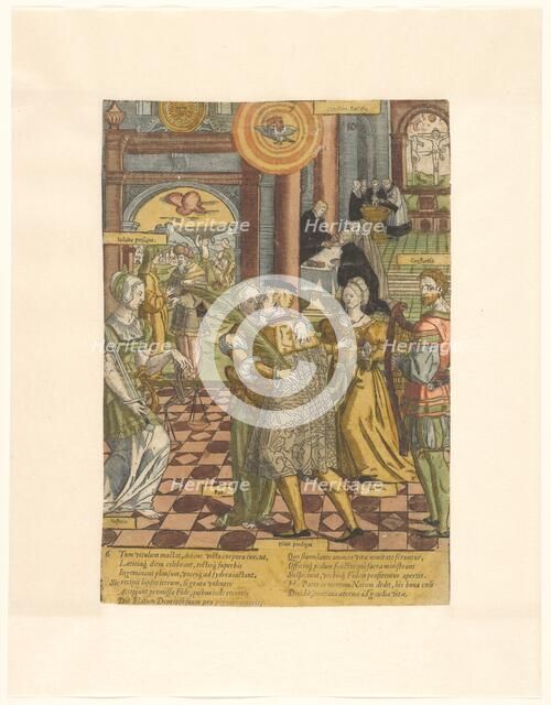 The reunification and forgiveness of the prodigal son , c.1540-c.1550. Creator: Cornelis Anthonisz.