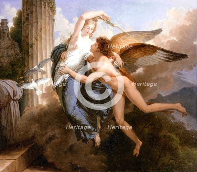 The Reunion of Cupid and Psyche, between c1789 and c1792. Creator: Jean-Pierre Saint-Ours.