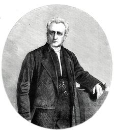 The Rev. William Wood Stamp, president of the Wesleyan Methodist Society for 1860-61, 1860. Creator: Unknown