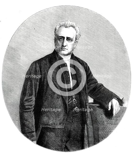 The Rev. William Wood Stamp, president of the Wesleyan Methodist Society for 1860-61, 1860. Creator: Unknown.