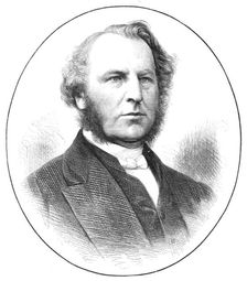 The Rev. Luke Wiseman, President of the Wesleyan Conference, 1872. Creator: Unknown