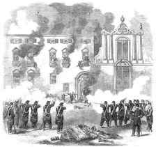 The Revolution in Sicily - massacre of people by the royal troops at...Palermo..., 1860. Creator: Unknown