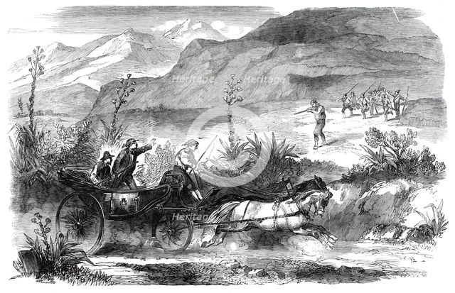 The Revolution in Sicily - narrow escape of our special artist, 1860. Creator: Unknown.