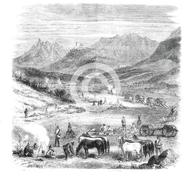 The Revolution in Sicily - "Our First Bivouac at sunrise, near Villafrati" - from a sketch..., 1860. Creator: Unknown.