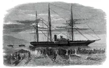 The Revolution in Sicily - departure of Missori's expedition on the night of Aug. 8..., 1860. Creator: Richard Principal Leitch