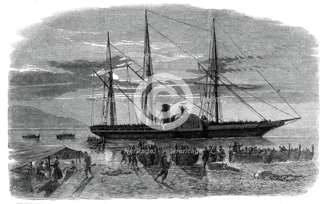 The Revolution in Sicily - departure of Missori's expedition on the night of Aug. 8..., 1860. Creator: Richard Principal Leitch.