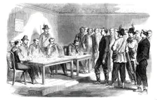 The Revolution in Sicily - trial of the supposed brigand chief, Santomeli, by a council of..., 1860. Creator: Unknown