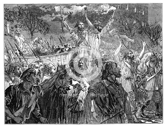 The Revolution in Paris, 19th century, (1900). Artist: Unknown