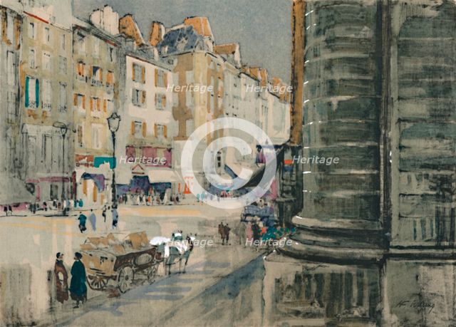 'The Revolution's own street of Saint-Antoine', c1927, (1927). Artist: Henry Franks Waring.