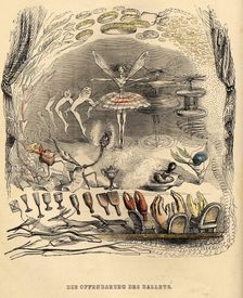 The revelations of Ballet, 1840s. Artist: Grandville, Jean-Jacques (1803-1847)