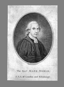The Reverend Mark Noble late 18th century. Creator: John Keyse Sherwin