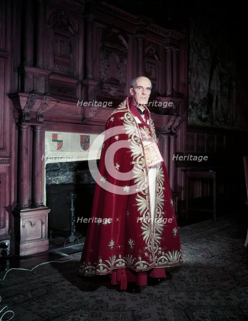 The Reverend Alan Campbell Don, Dean of Westminster, Coronation of Elizabeth II, 1953. Creator: Arthur Charles Kirby Ware.
