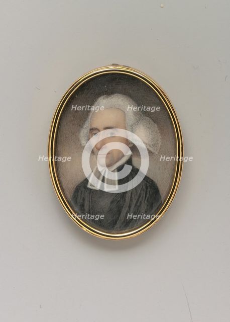 The Reverend Dr. Ezra Stiles, 1770. Creator: Samuel King.
